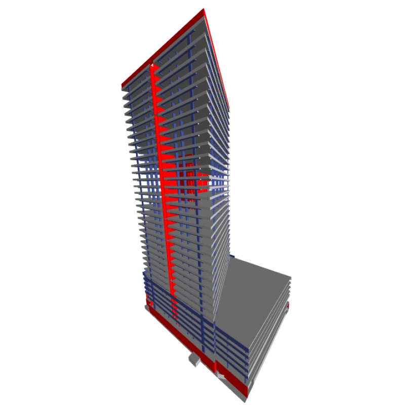 Výškové budovy - modely